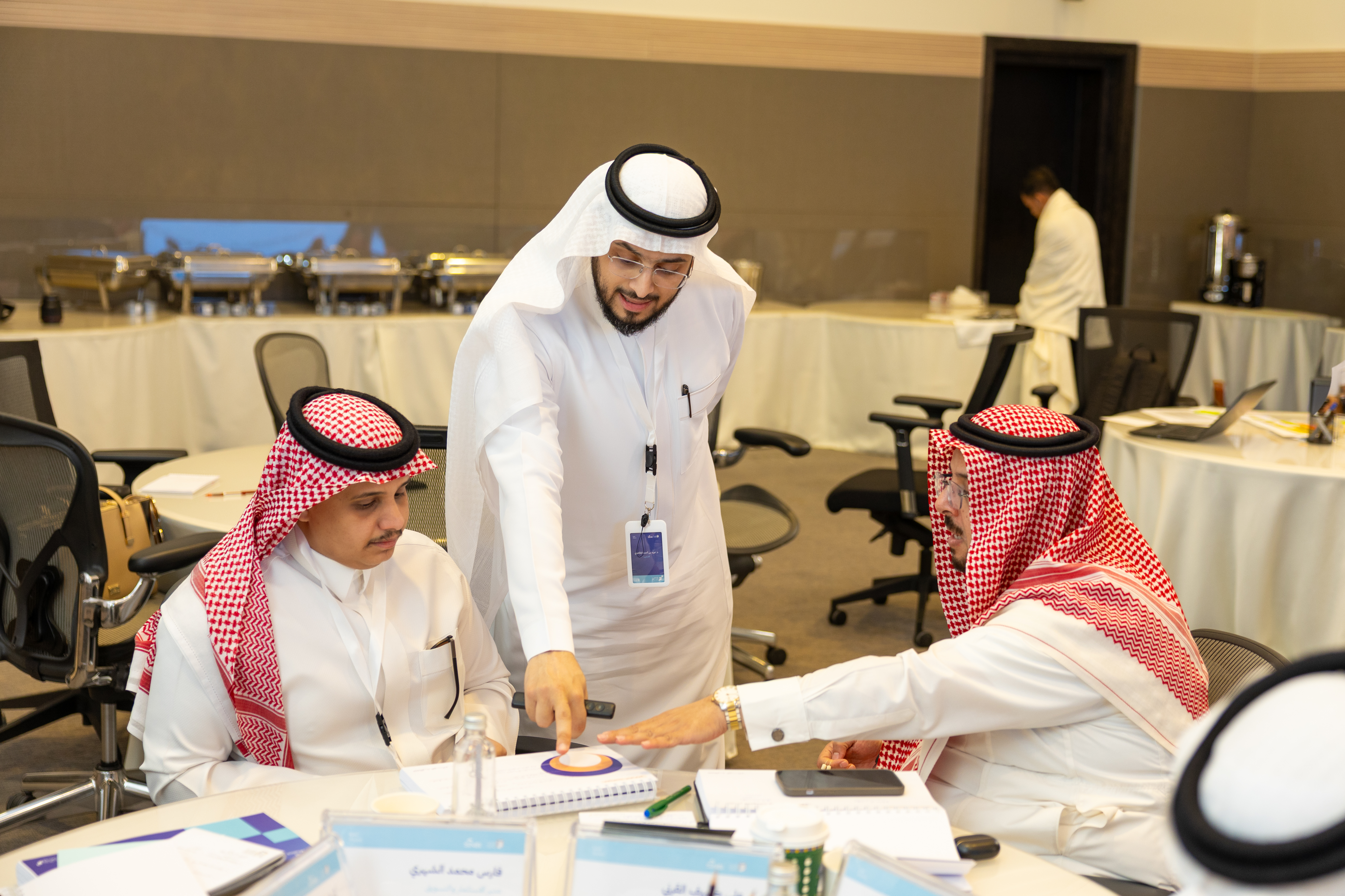 جلسة توجيه وتدريب مع الدكتور عبيد